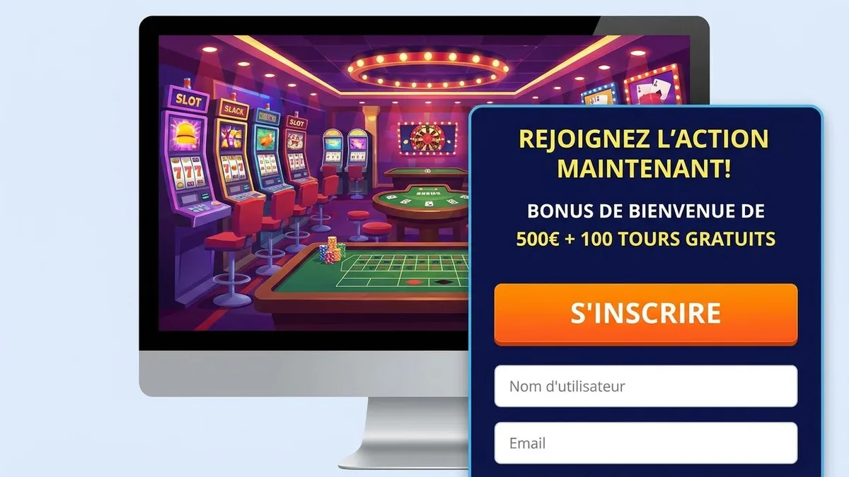 Inscription avec bonus